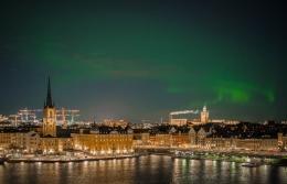 SAT - AURORA BOREAL DESDE ESTOCOLMO 
